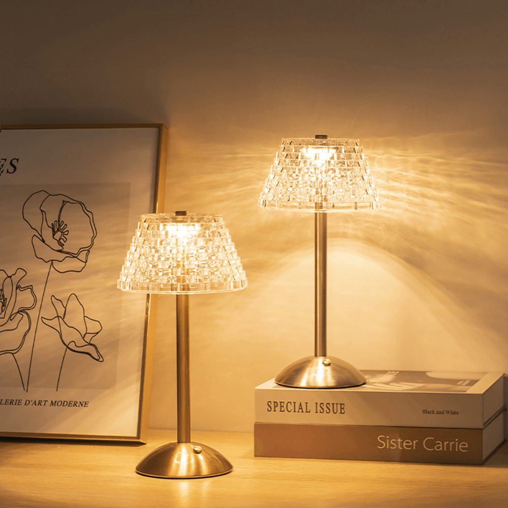 String Light – Vintage Design with Rechargeable LED and Touch Controls for the Living Room or Bedroom