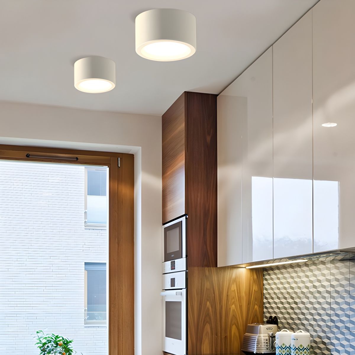 Loftlampe LED Minimalistisk Design – Flere Diametre og Farver
