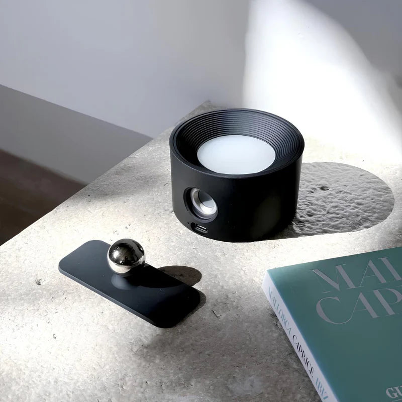 Wireless Wall Lamp – Dimmable and Rechargeable, Minimalist Design for Living Room or Bedroom
