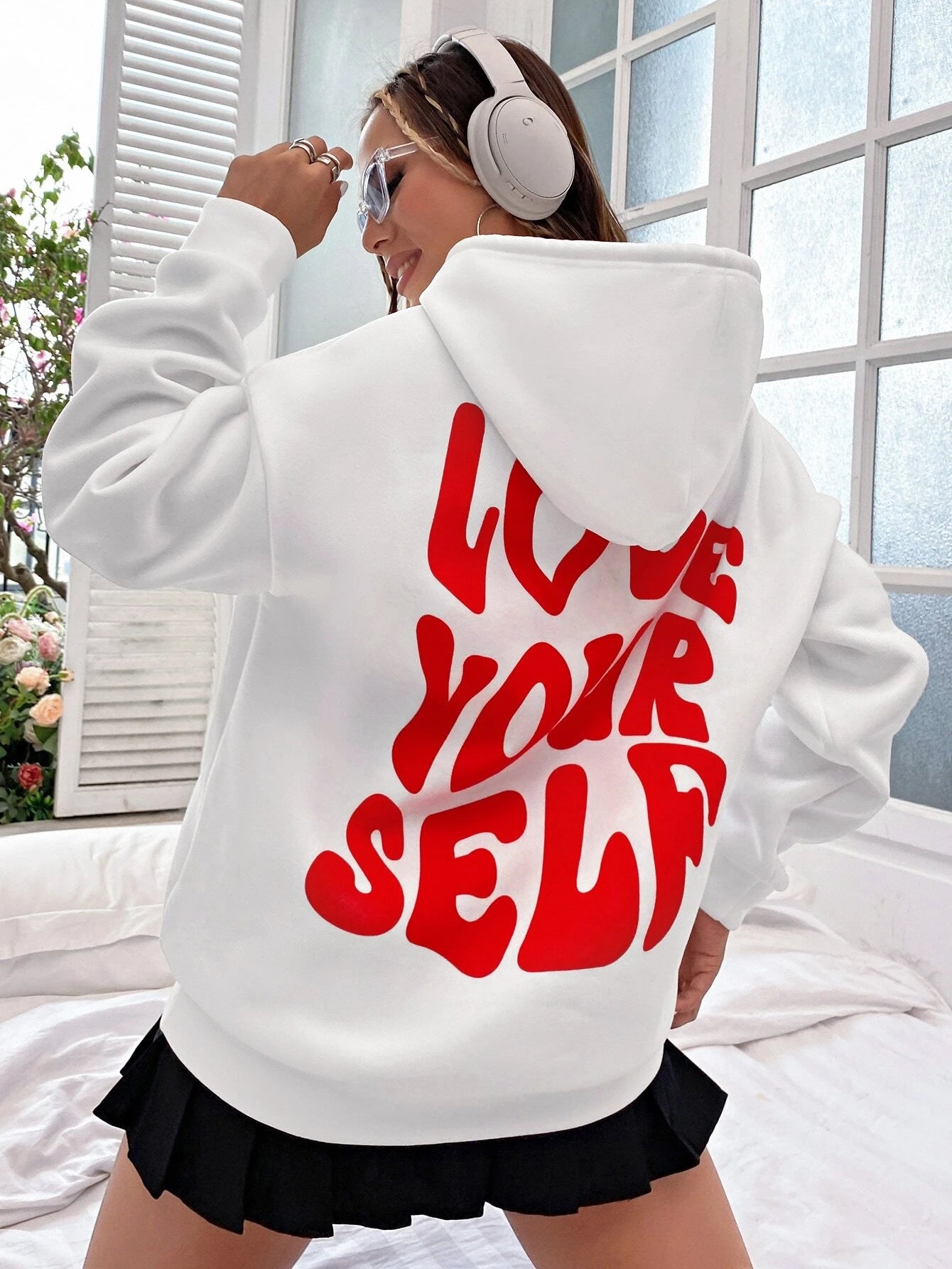 Dames Basic Pullover Hoodie – Casual, met capuchon, zonder rits, voor dagelijks gebruik