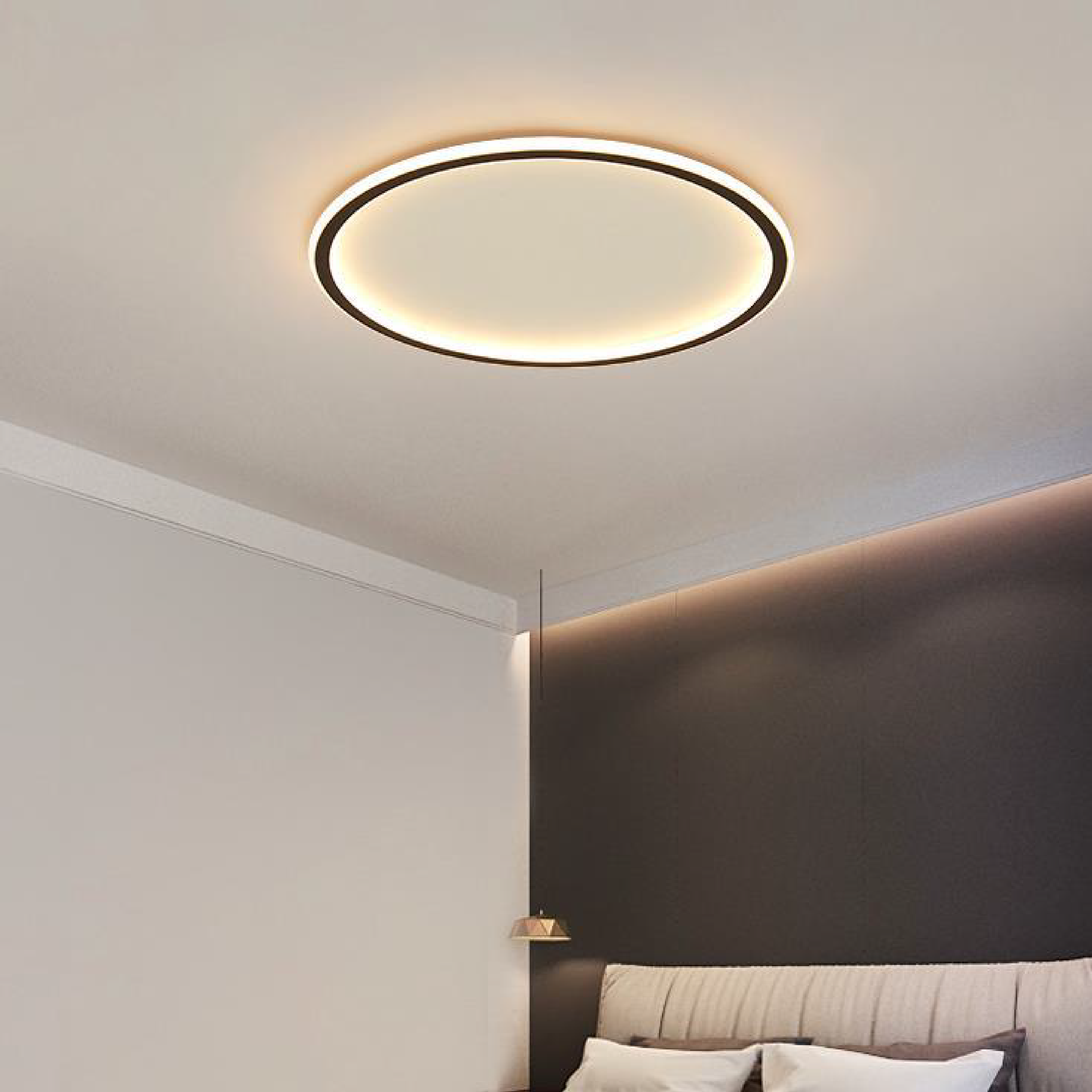 Loftlampe Rund Skandinavisk Design – Dæmpbar LED