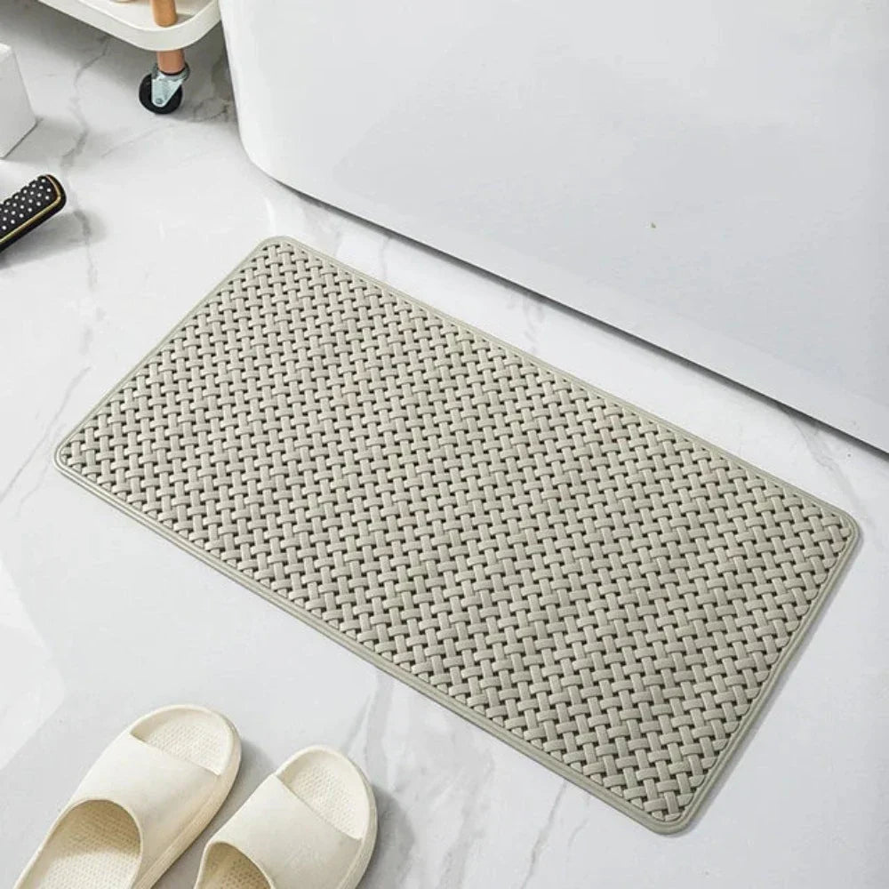 GripMaster Bath Mat – Non-slip, White for Bathroom or Shower with Easy Maintenance