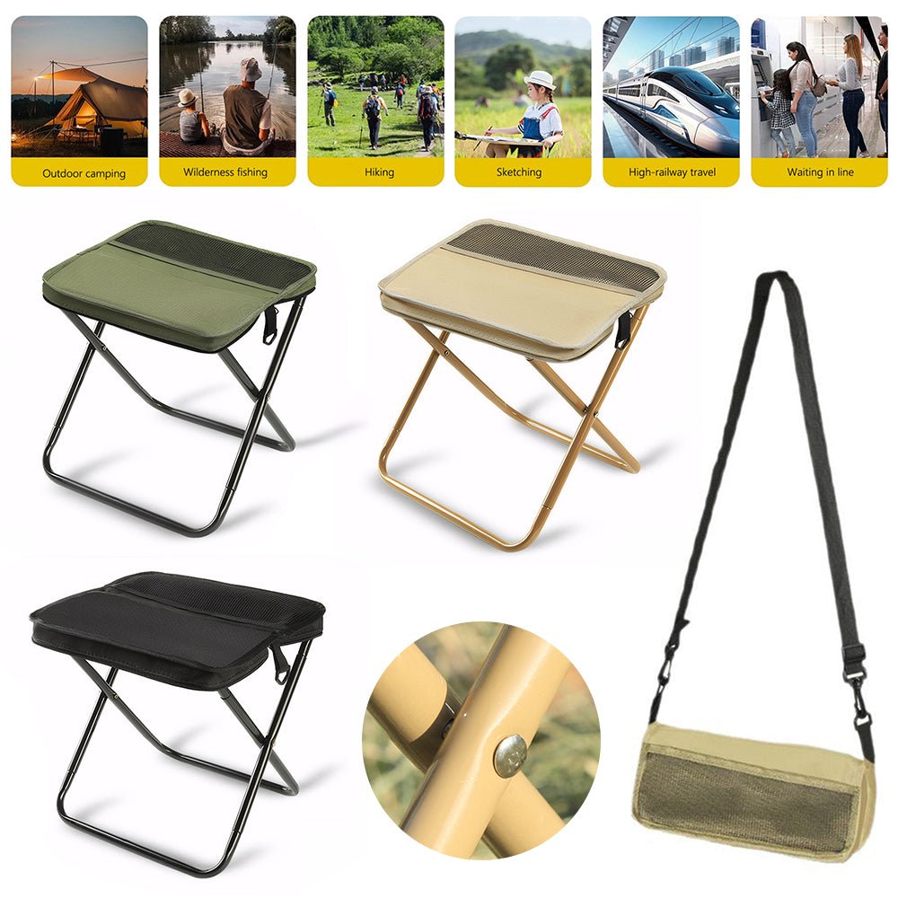 Foldable Chair Backpack – Waterproof, Lightweight, and Compact for Hiking, Camping, or Festivals