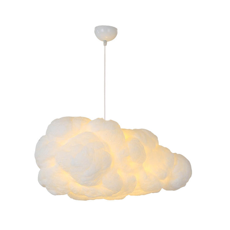 Cloud Pendant Lamp – White, Dreamy Design for Bedroom or Children's Room