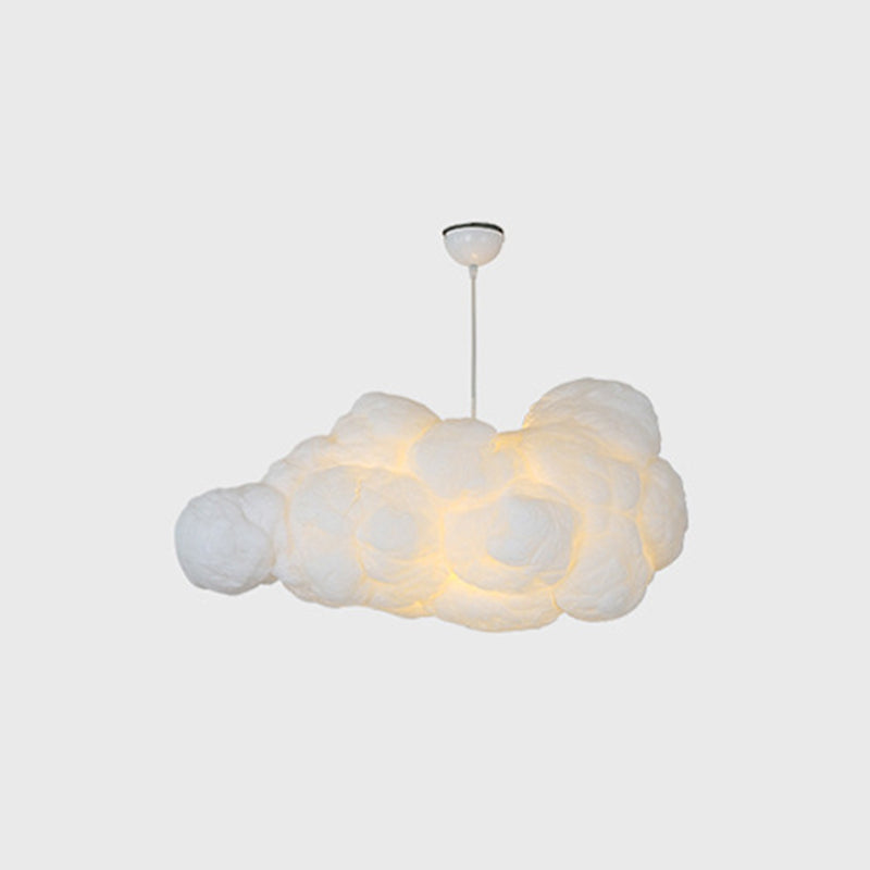 Cloud Pendant Lamp – White, Dreamy Design for Bedroom or Children's Room