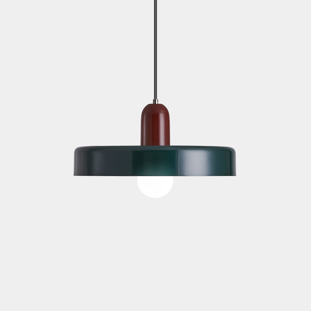 Pendant lamp - Modern design lamp in colorful iron for the dining table, kitchen, or living room.