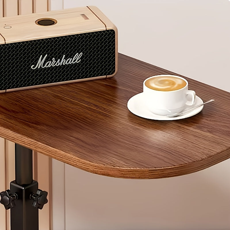 Adjustable side table – Wood and Metal, Modern Design for the Living Room or Bedroom
