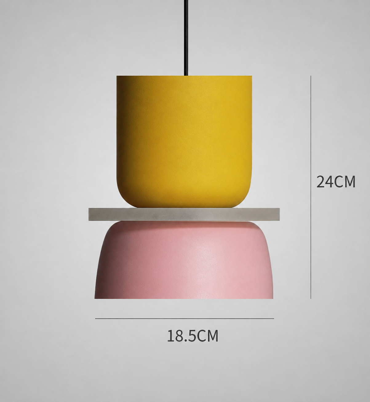 Scandinavian Pendant Lamp – Pastel Color, Modern Design for Living Room or Dining Room