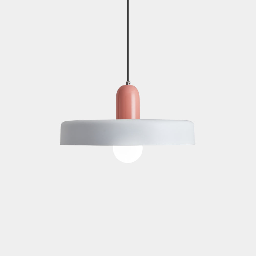 Pendant lamp - Modern design lamp in colorful iron for the dining table, kitchen, or living room.