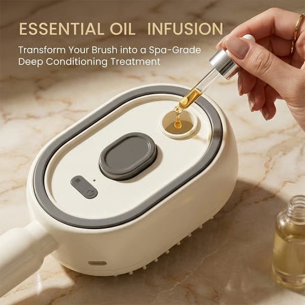 Hair Care Comb – With Red Light and Spray Function for Home or On the Go