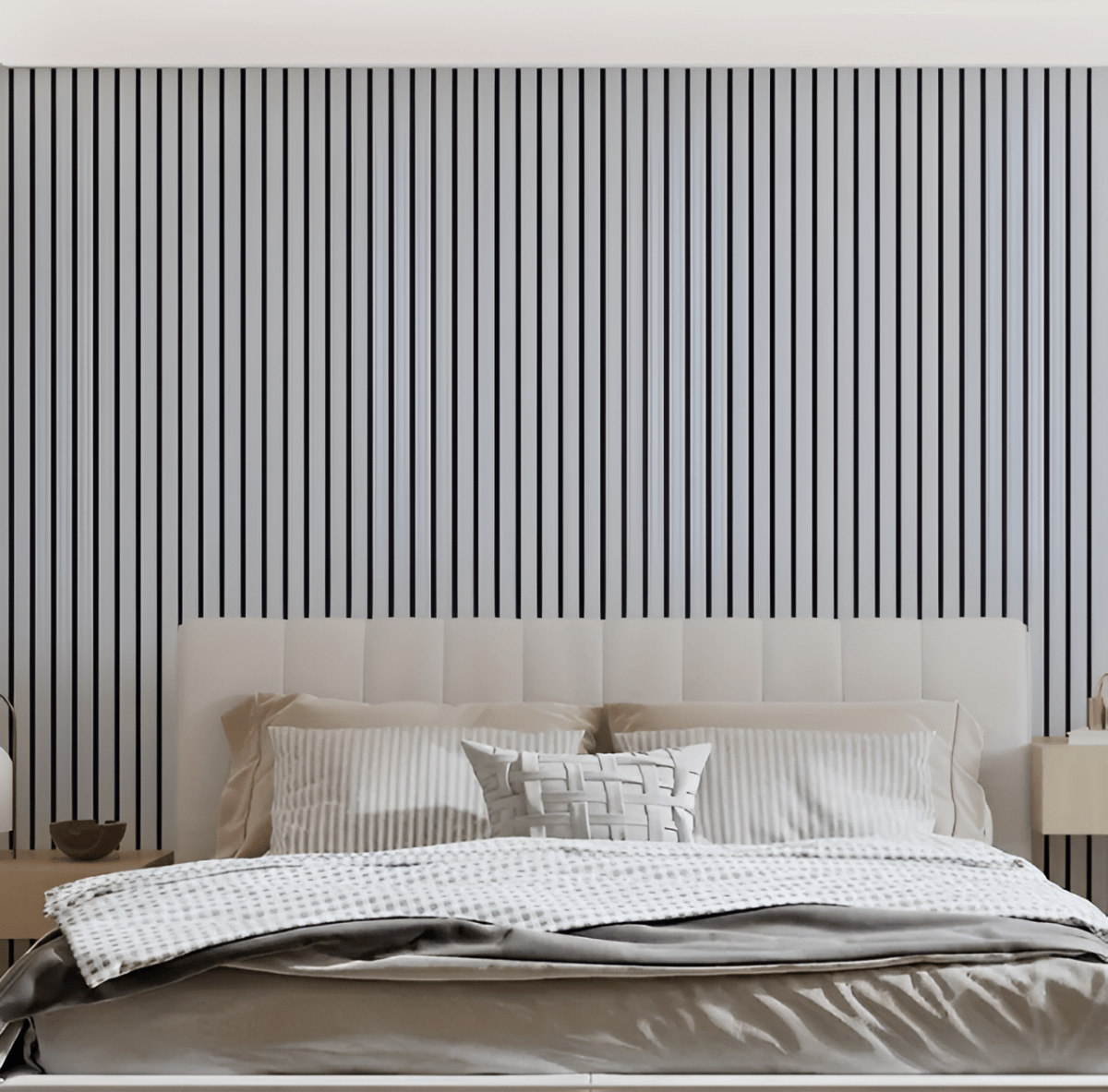 3D Wall Panel – Wood Look, Self-Adhesive Design for Bedroom or Living Room Decoration