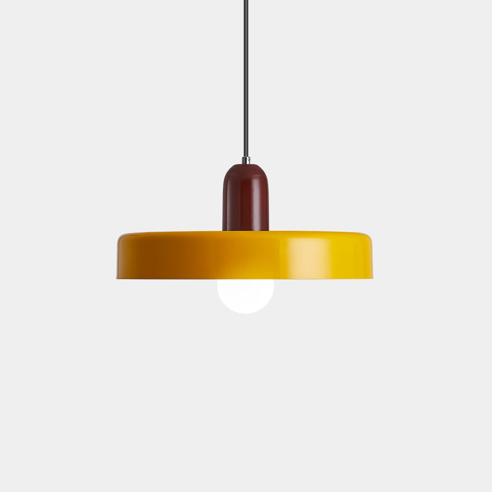 Pendant lamp - Modern design lamp in colorful iron for the dining table, kitchen, or living room.