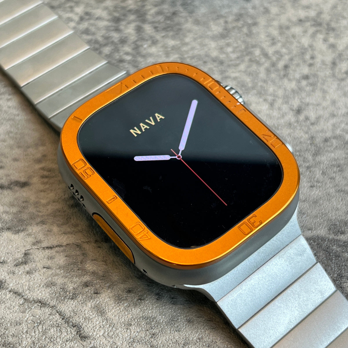 Kantbeskytter til Ultra Smartwatch – Retro Skærmcover 49mm