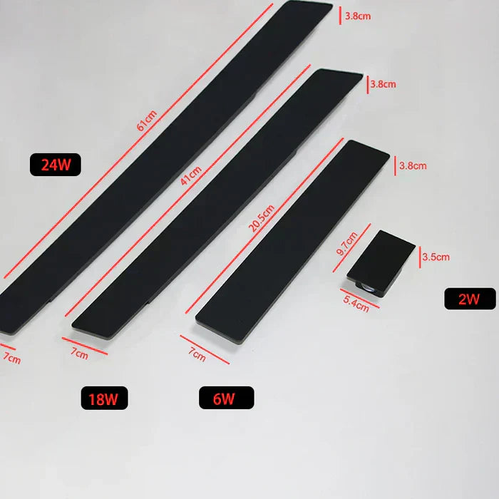 Modern Outdoor Wall Sconce – Weather-Resistant Aluminum in a Stylish Design for the Garden or Balcony
