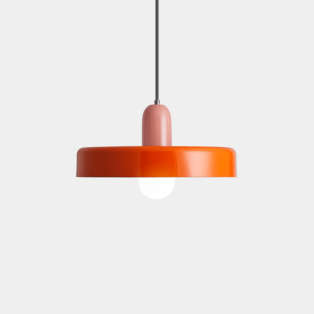 Pendant lamp - Modern design lamp in colorful iron for the dining table, kitchen, or living room.
