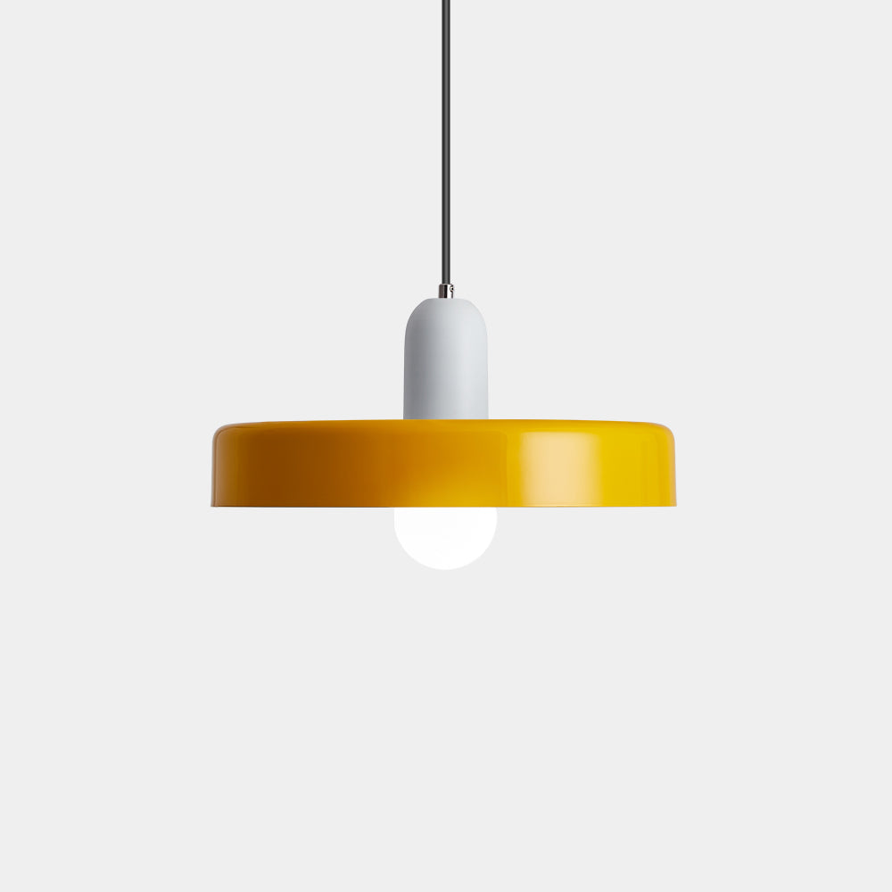 Pendant lamp - Modern design lamp in colorful iron for the dining table, kitchen, or living room.