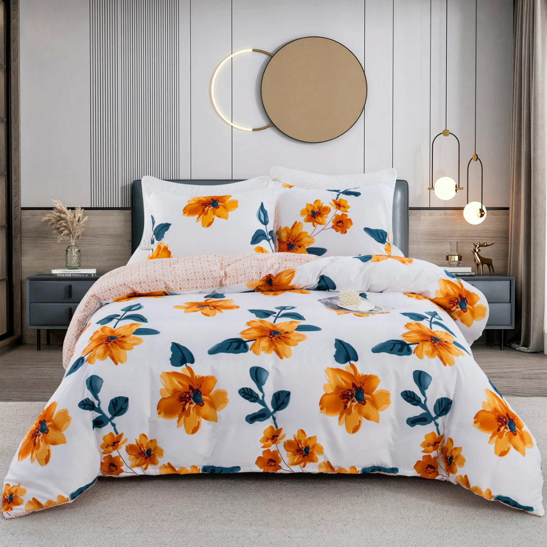 Duvet Cover Set – Polyester, Abstract Pattern in Various Colors for Bedroom Decoration