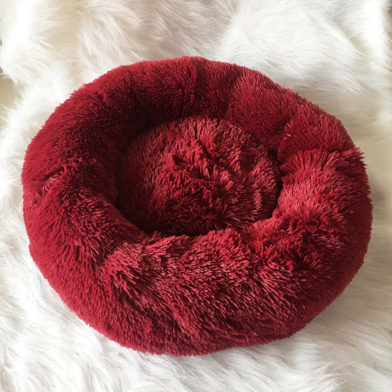 Dog Bed – Soft Faux Fur in Neutral Shades for a Soothing Sleeping Place for Small Dogs or Cats