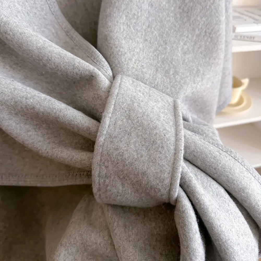 Poncho – Blød Mikrofiber, Chic og Vindafvisende til Efterårs- og Vinteroutfits