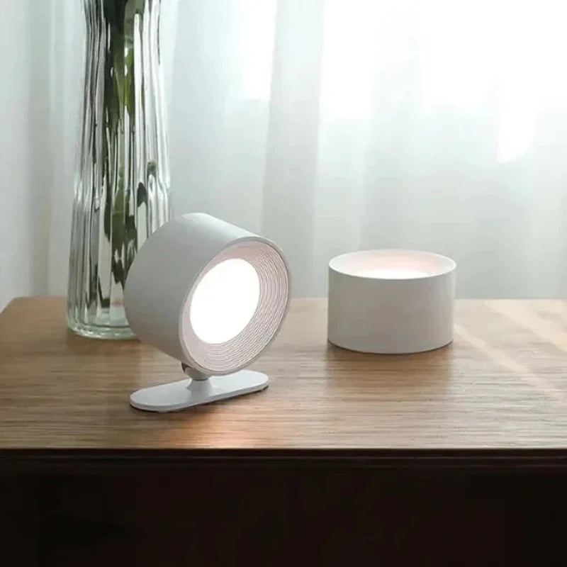 Wireless Wall Lamp – Dimmable and Rechargeable, Minimalist Design for Living Room or Bedroom