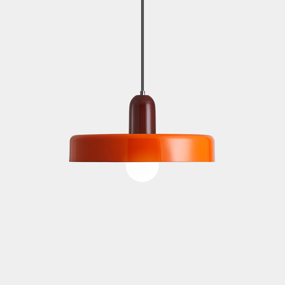 Pendant lamp - Modern design lamp in colorful iron for the dining table, kitchen, or living room.