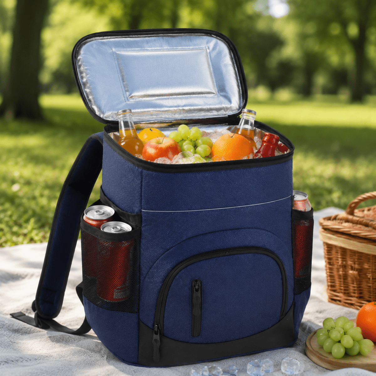Insulated Cooler Bag – Waterproof, Ergonomic Design for Camping, Hiking, and Picnics
