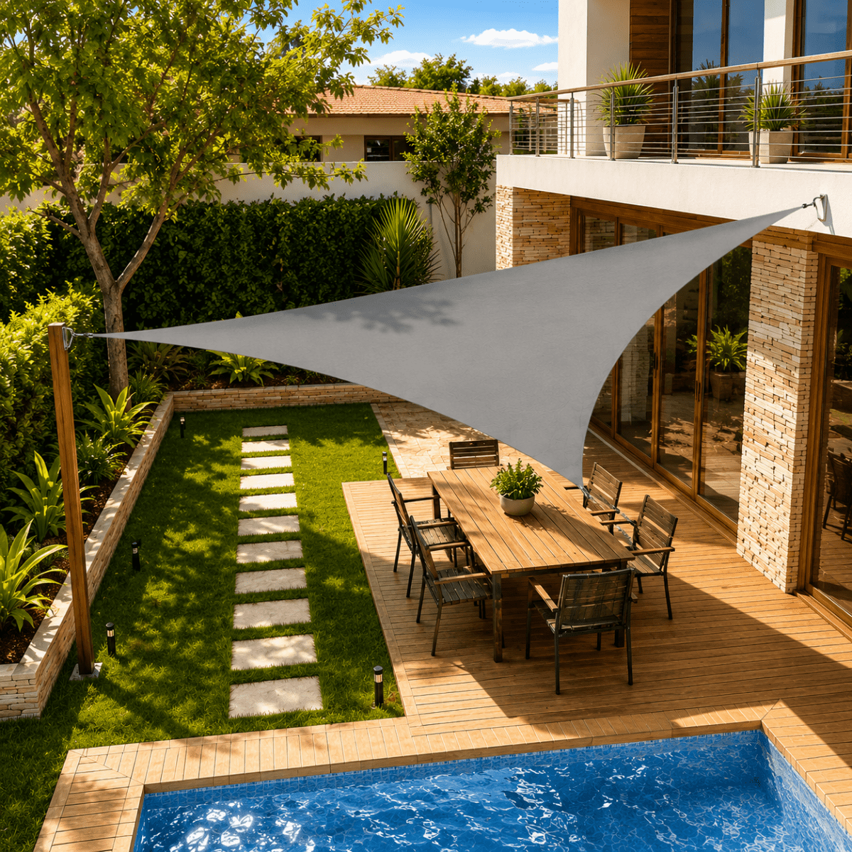 Sun Shades – UV Protection, Various Sizes for the Patio, Garden, or Balcony