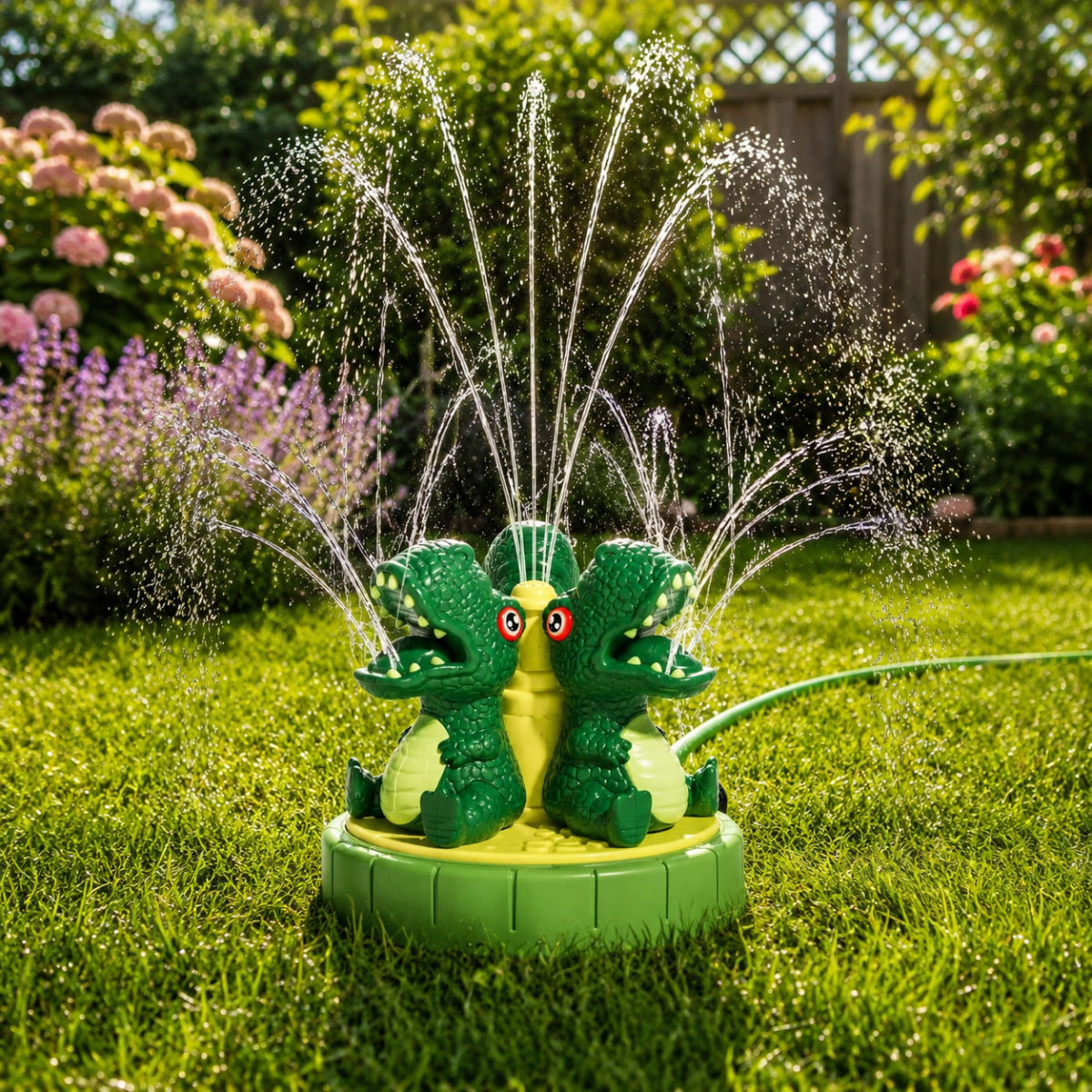Dinosaur Water Sprinkler – Interactive Garden Toy for Refreshing Summer Fun Outdoors
