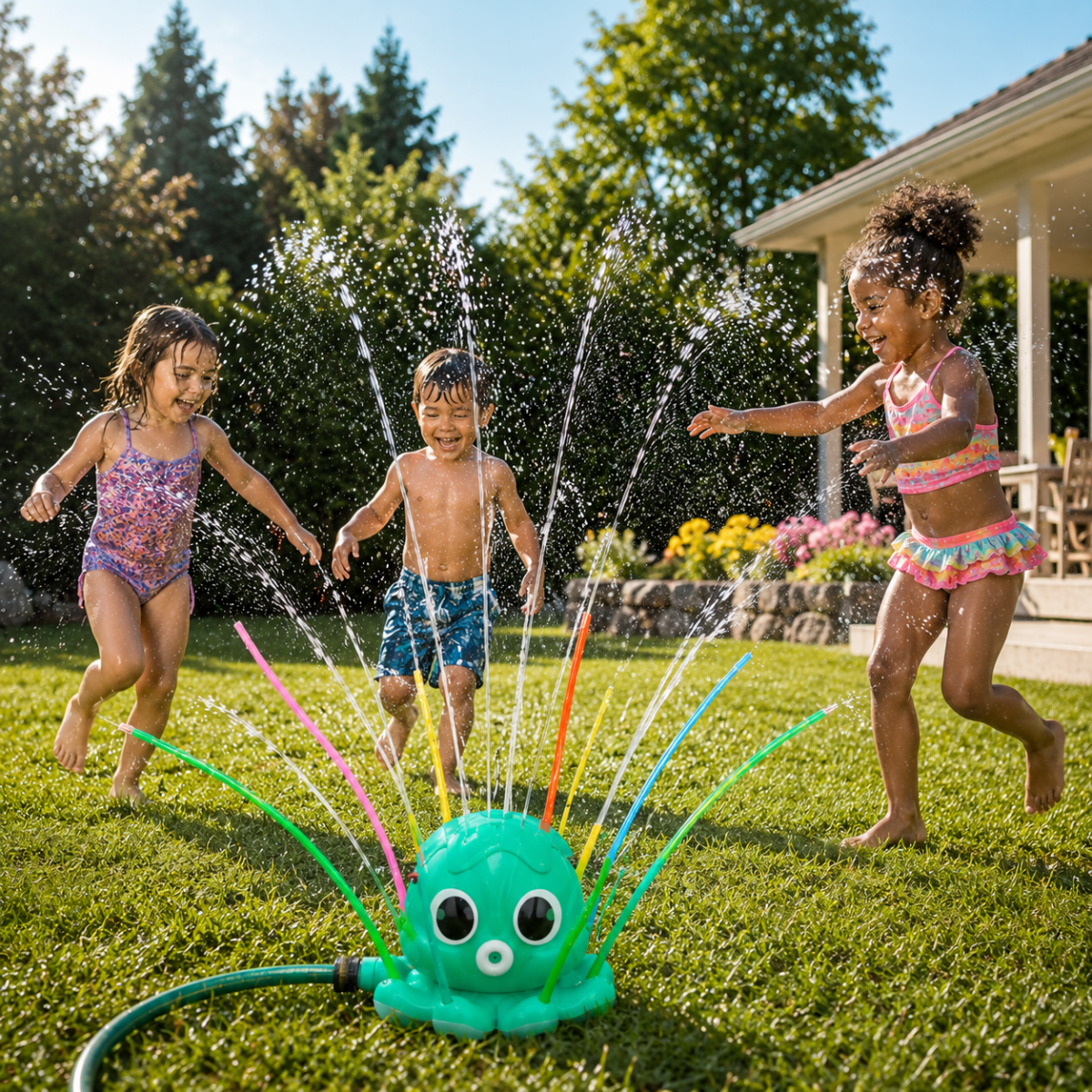 Octopus Water Sprinkler – A Creative Garden Accessory for Refreshing Fun in the Garden