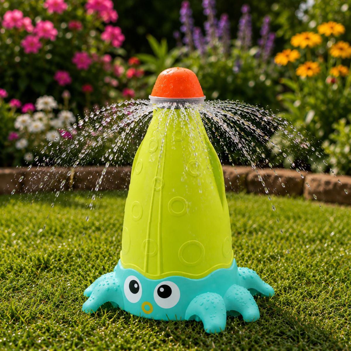 Rotating Octopus Water Toy – Colorful, Interactive Garden Accessory for Refreshing Outdoor Fun