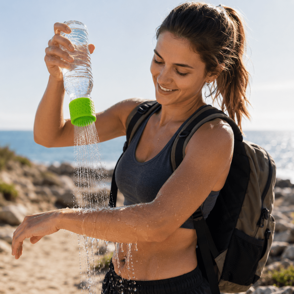 Portable Shower Head – Compact, Suitable for Bottles, Ideal for Camping and Outdoor Activities