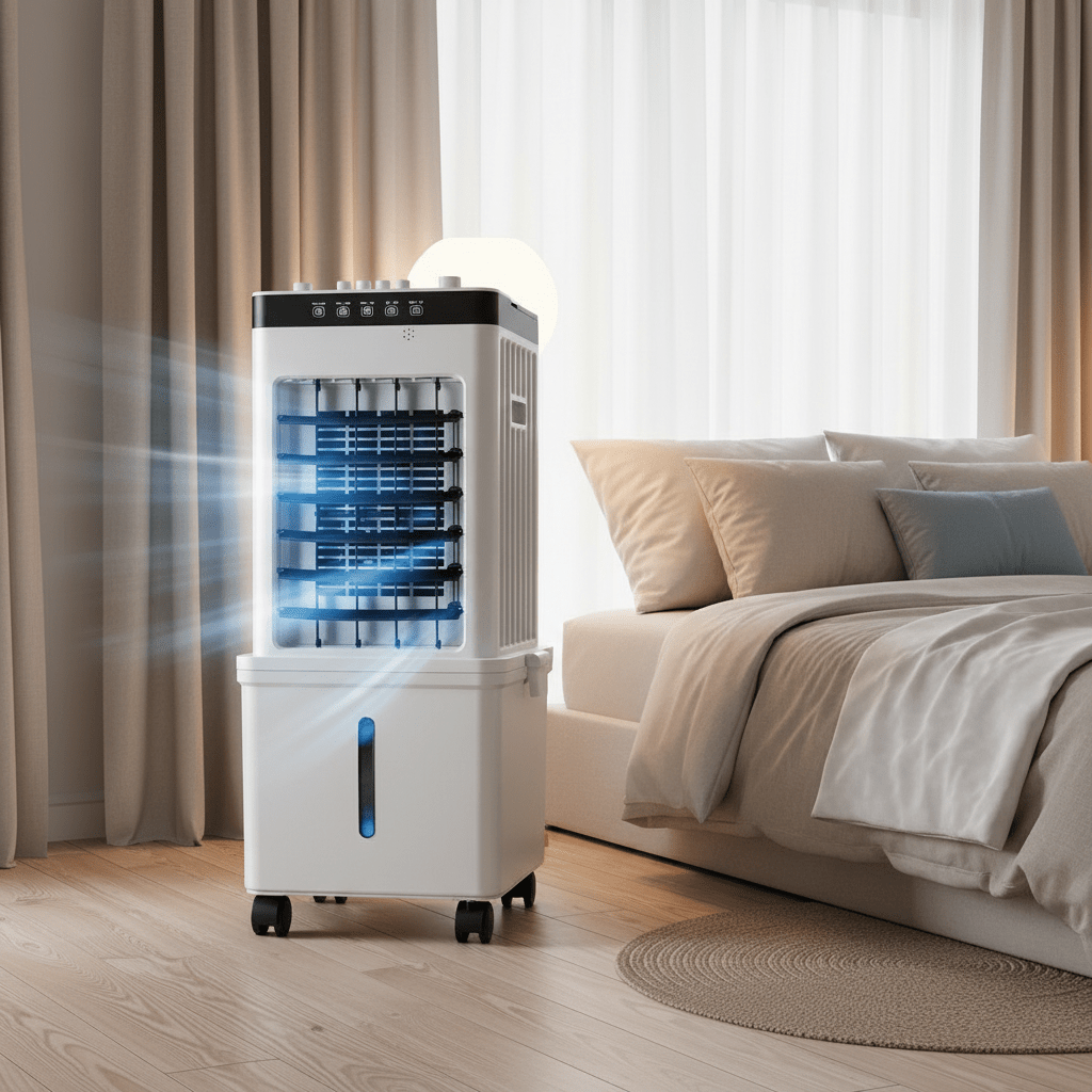 Portable Air Cooler – 3-in-1 Cooling, Humidification, and Air Purification for Home Use