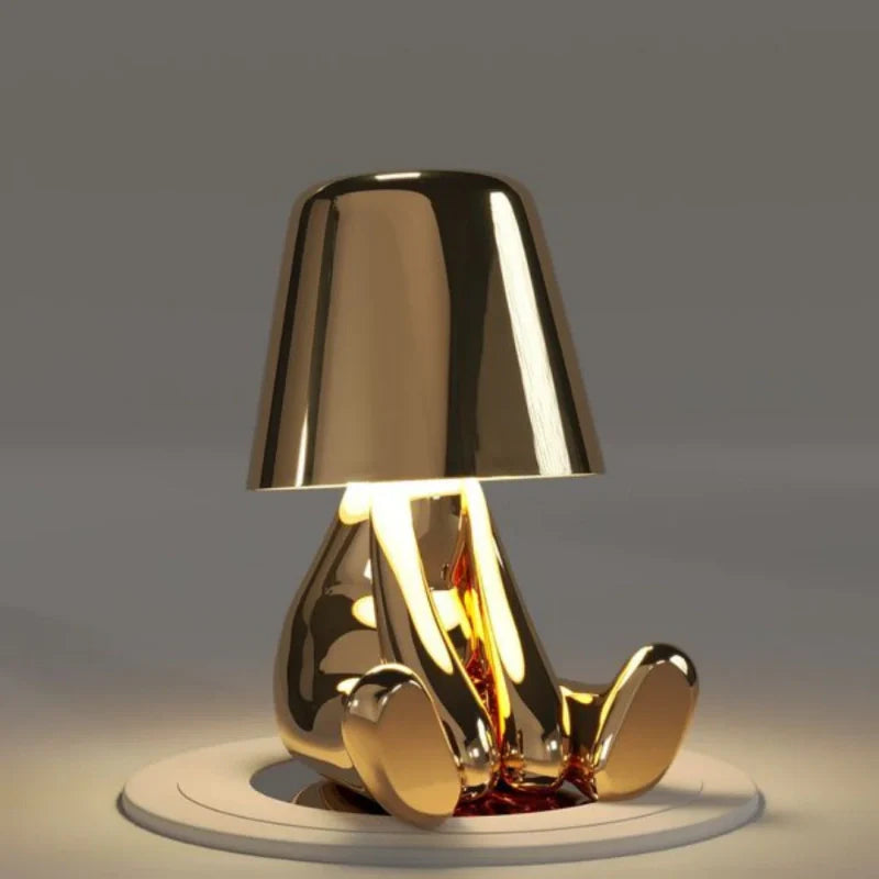 Dæmpbar Bordlampe – Harpiks, Legesyg Form til Kontor eller Soveværelse Dekoration