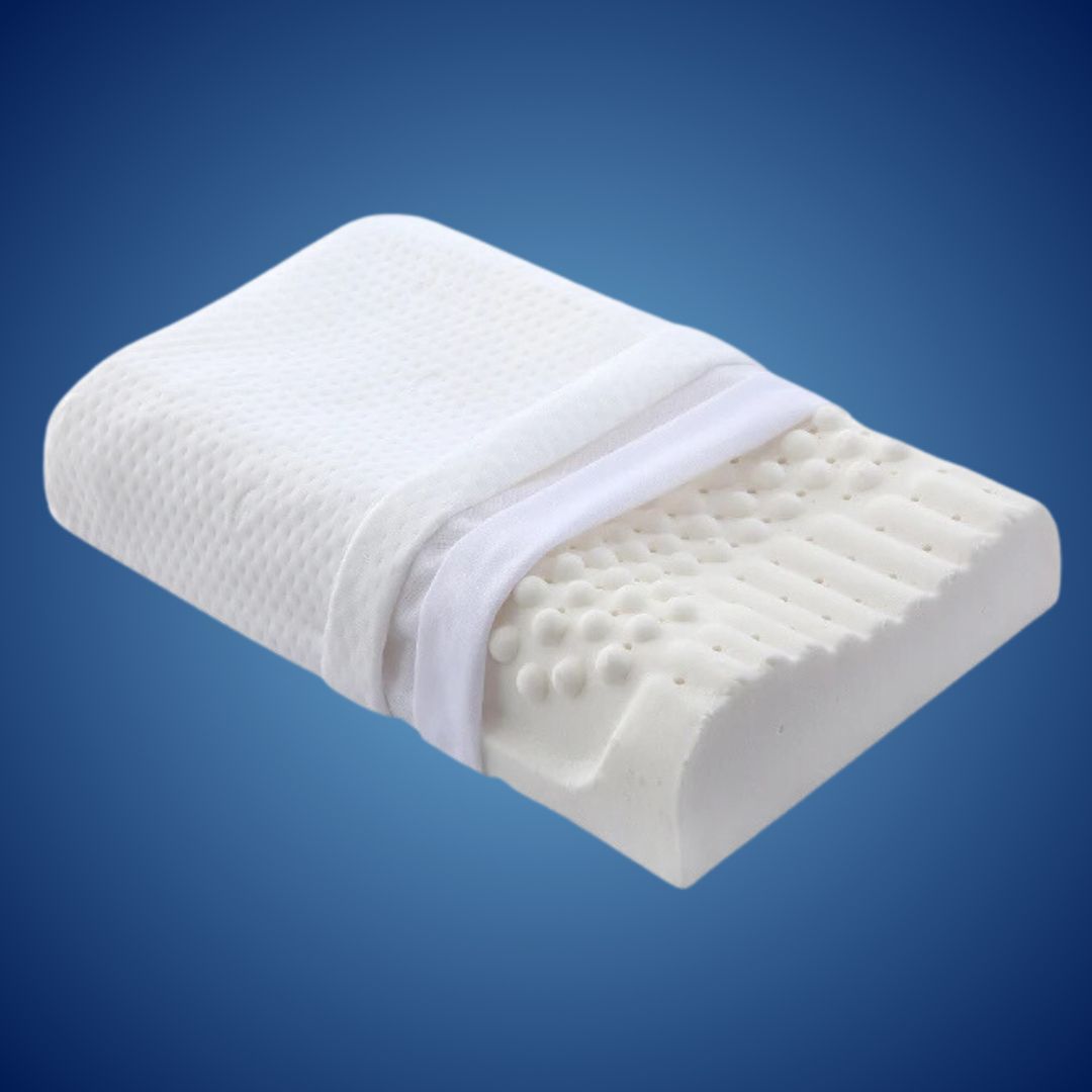 Orthopedic Pillow – 100% Natural Rubber, Support for Neck and Head for All Sleeping Positions