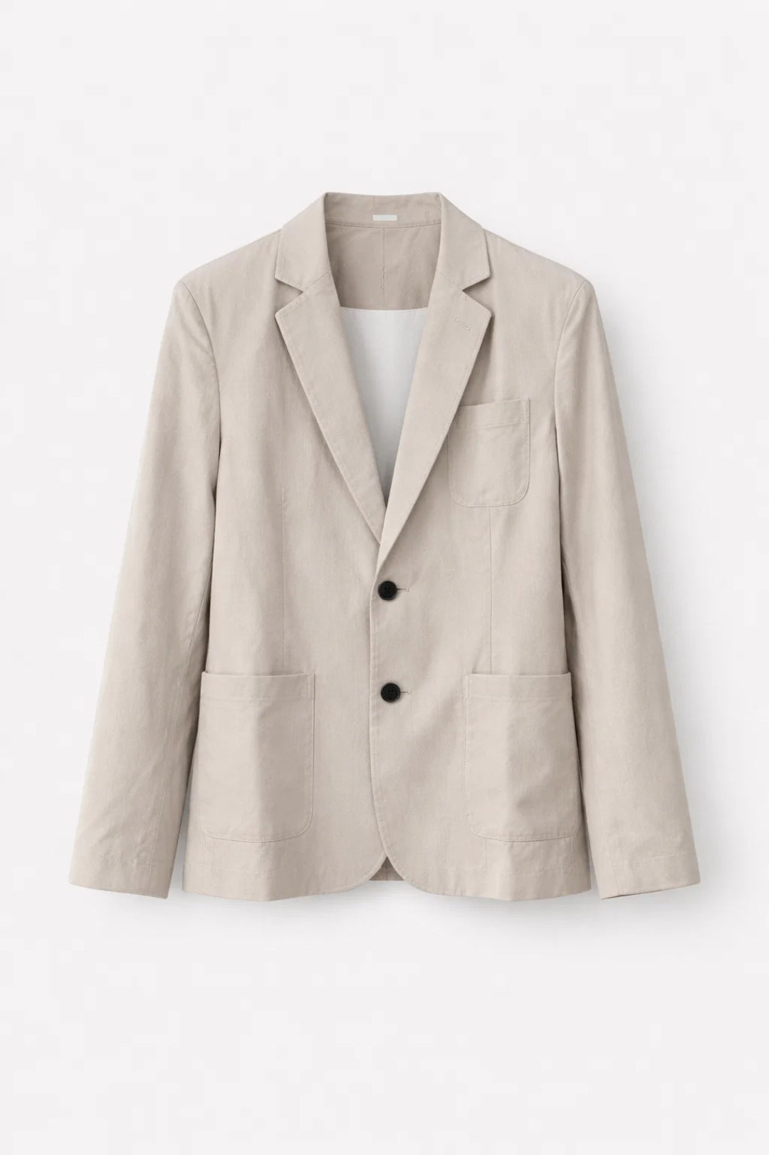 Herresæt Blazer og Bukser i Lysebeige – Jakkesæt til Mellemsæson