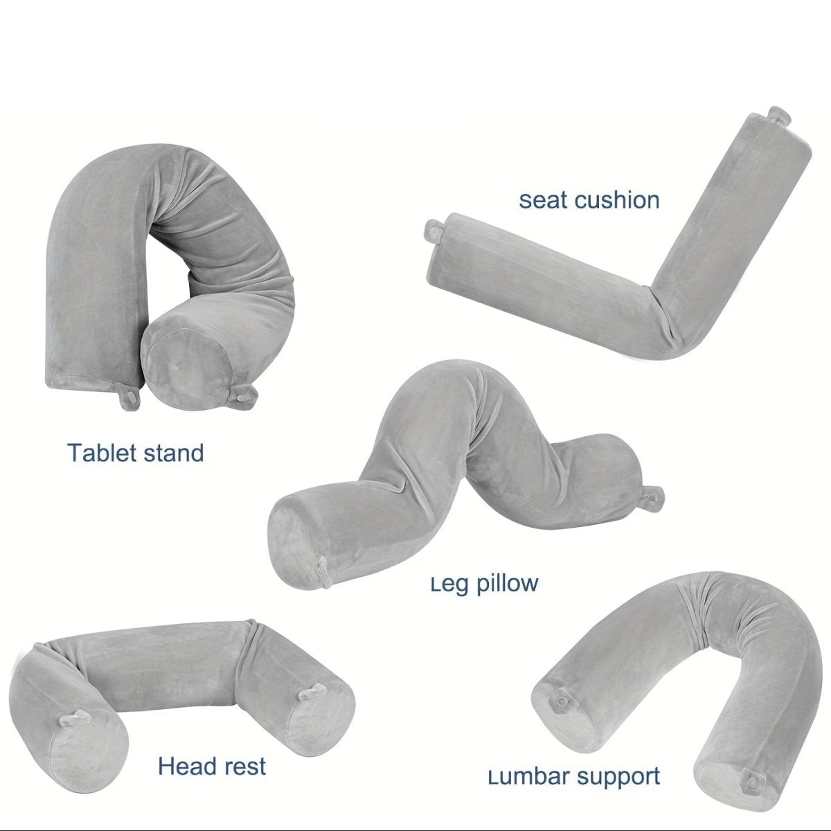Ergonomisk Rejsekudde – Blødt Memory Foam, Kompakt Design til Behagelig Rejse og Hjemmebrug