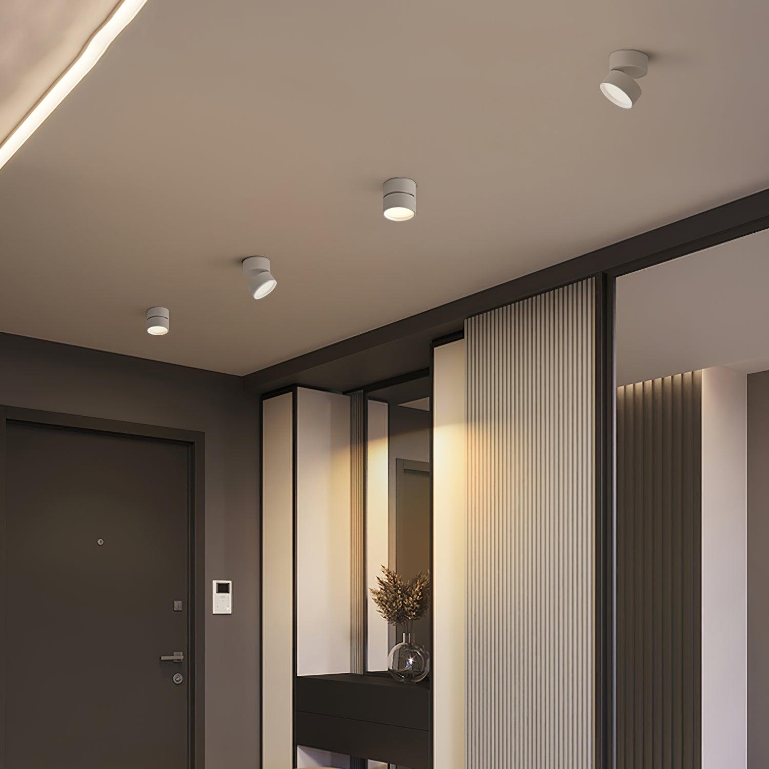 Justerbar LED Spotlight Loftlampe i Skandinavisk Minimalistisk Design