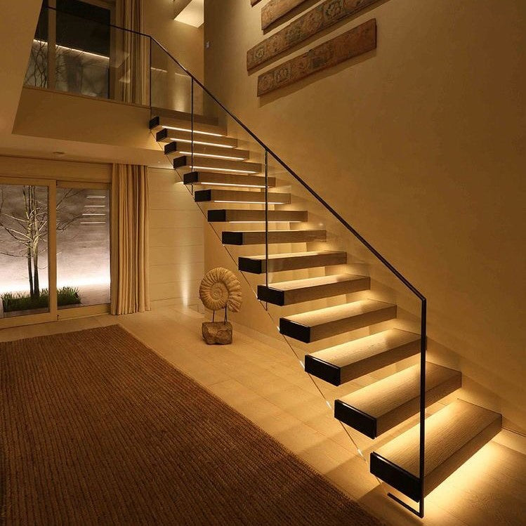 Motion Sensor Lamp – Aluminum, Warm White Light for Cabinets or Hallways