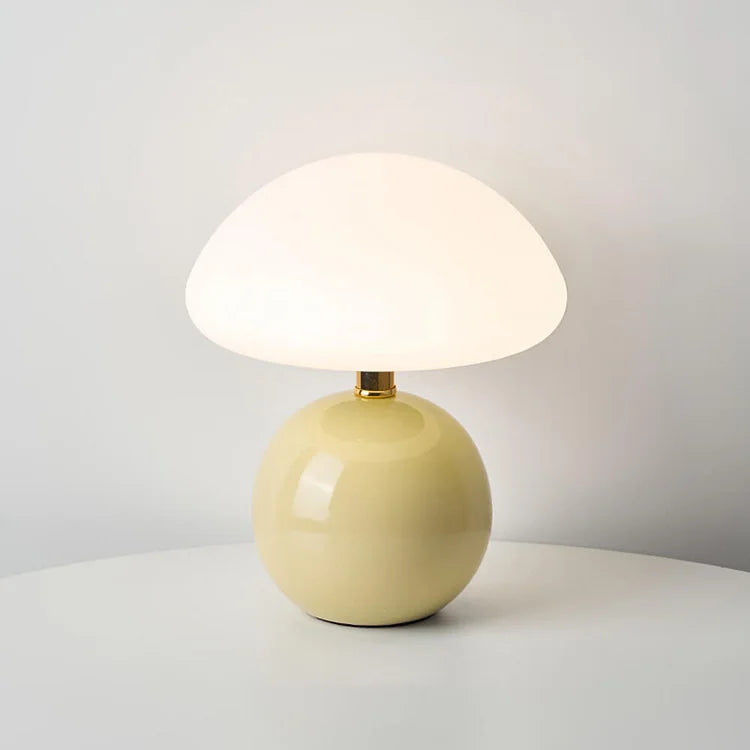 Champignon Bordlampe i Keramik – LED med 3 Lystoner