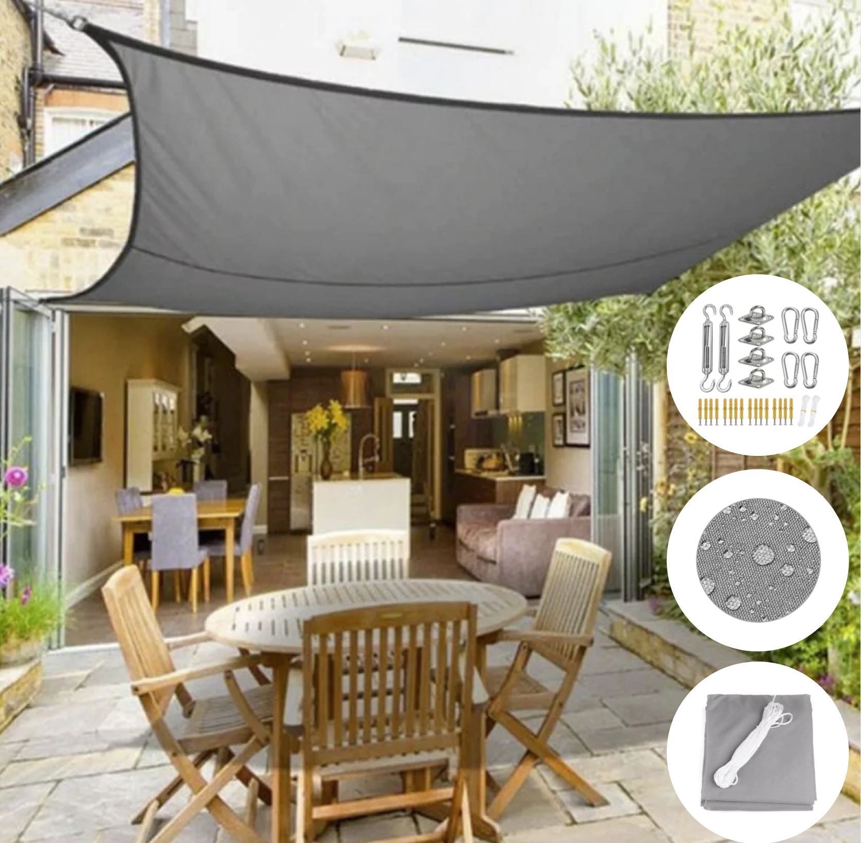 Shade Cloth – Waterproof, Decorative, and UV Protection for Your Balcony or Patio