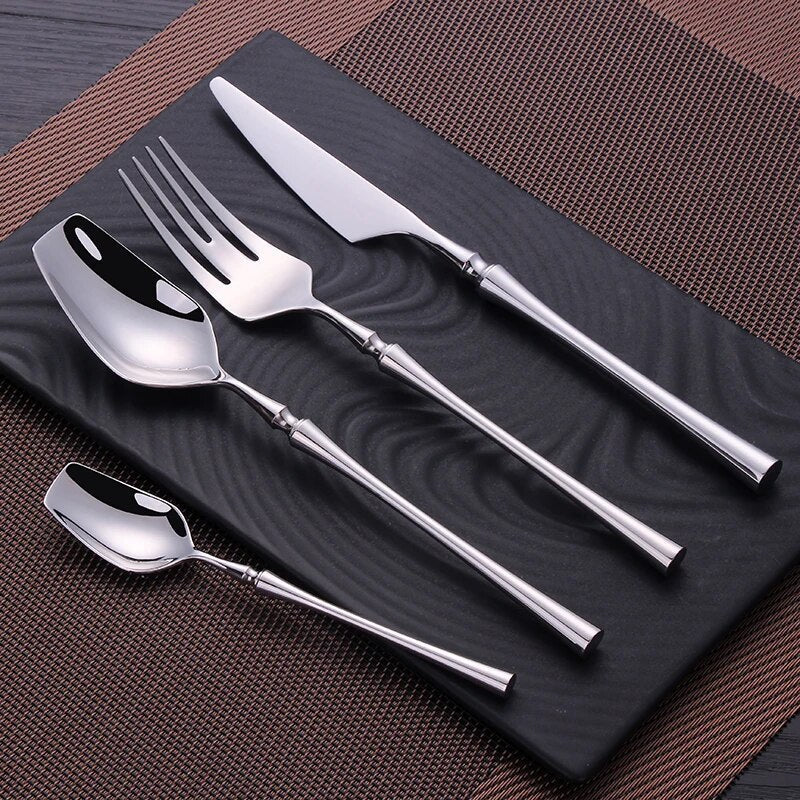 Stainless Steel Cutlery Set – Elegant, Ergonomic Design for Everyday Use or Special Occasions