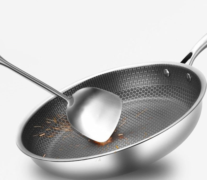 RVS Frying Pan – Non-Stick, Ergonomic Design for Easy Cooking in the Kitchen
