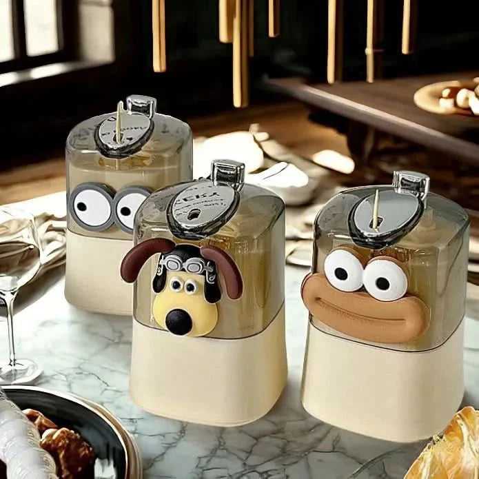 Automatic Toothpick Dispenser – Compact and Creative Design for Kitchen or Dining Table