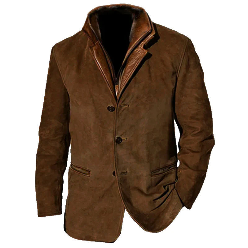 Herre Vinterjakke med Lagdelt Krave - Smart Casual