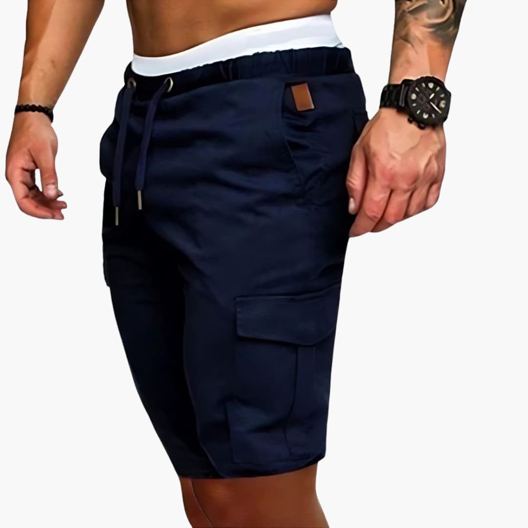 Herre Cargoshorts med Snoretræk og Lommer