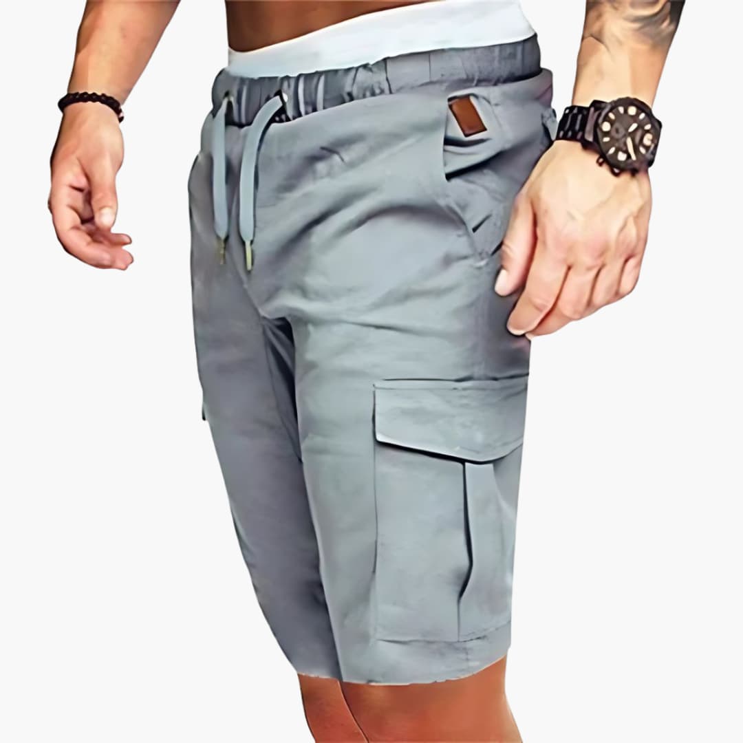 Herre Cargoshorts med Snoretræk og Lommer