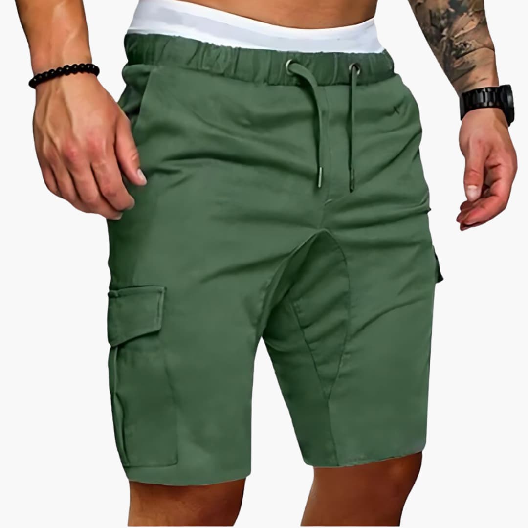 Herre Cargoshorts med Snoretræk og Lommer