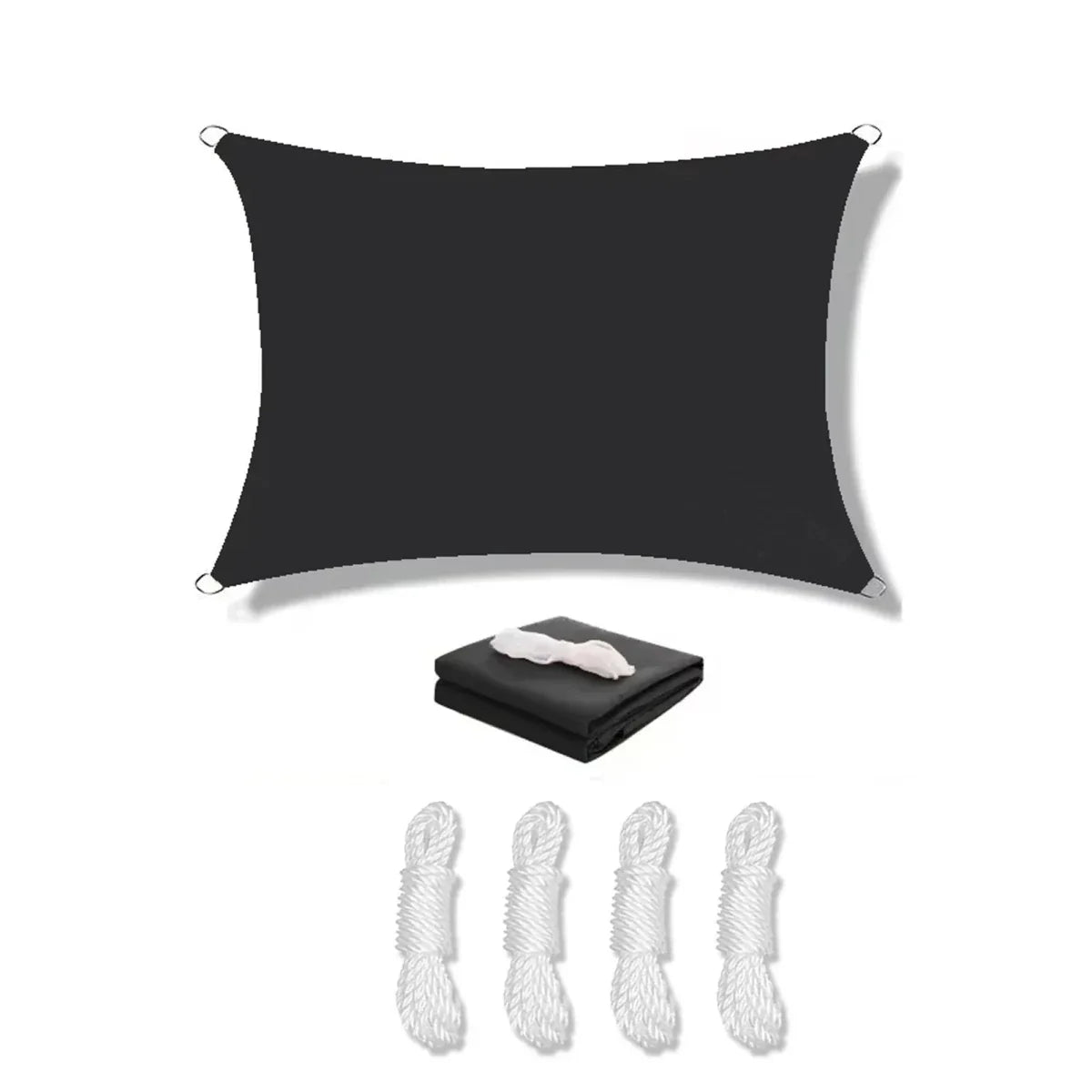 Triangular Sunshade – HDPE, Modern Design for the Garden, Patio, or Balcony