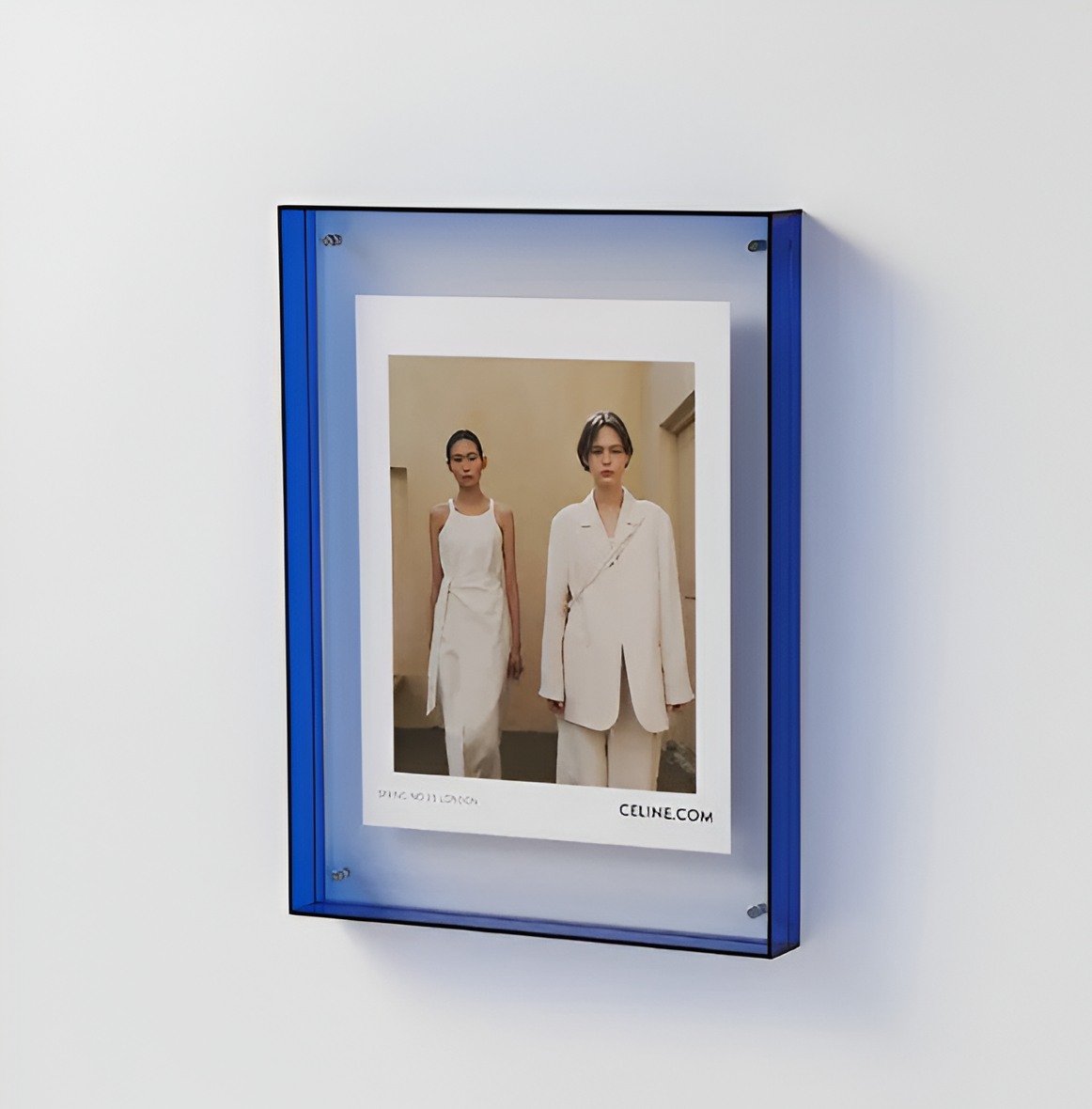 Modern Photo Frame – Transparent Acrylic, Minimalist Design for Office or Wall Decoration