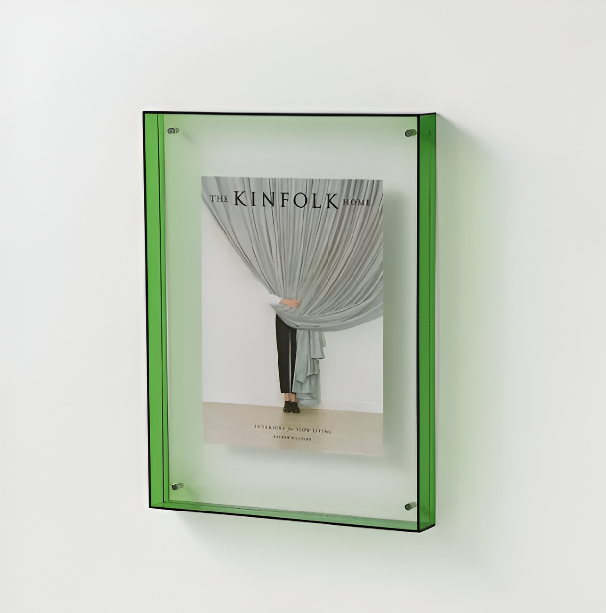 Modern Photo Frame – Transparent Acrylic, Minimalist Design for Office or Wall Decoration